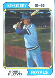 1974 Topps Baseball Cards      041      Bobby Floyd